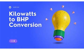 BHP to kilowatts Converter for Android - Download the APK from Habererciyes